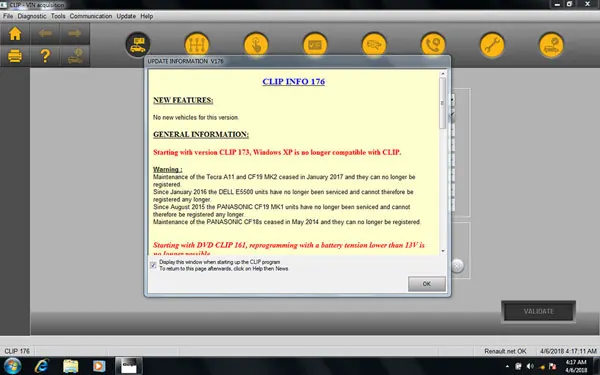 Can Clip V178 программное обеспечение для Renault диагностический инструмент Новейшее