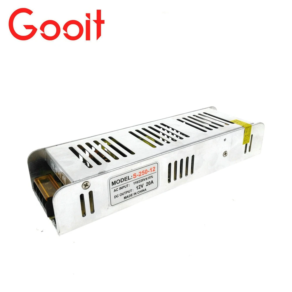 

Mini Power Supply 20A 250W DC12V Switch Lighting Transformers LED Driver For LED Strip Light Power supply