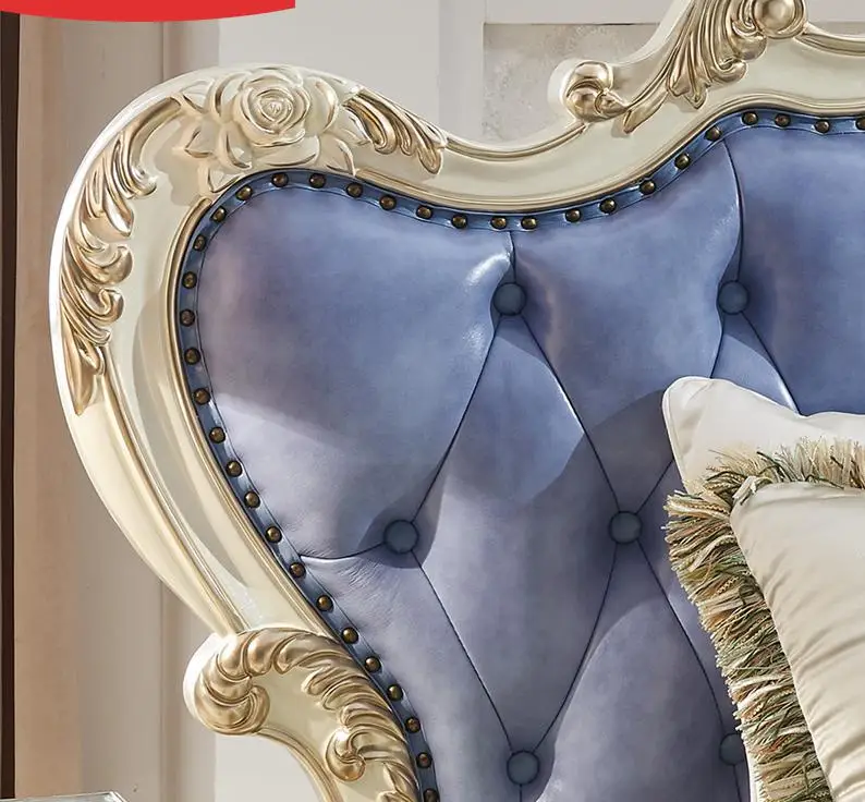 European style Foshan high quality antique royal european style bed furniture