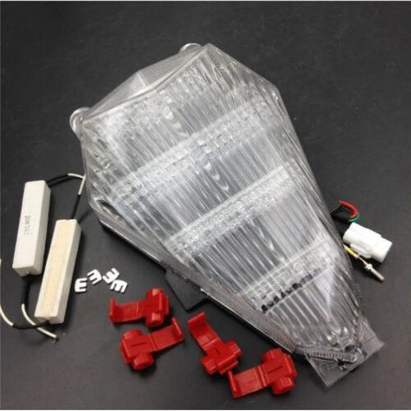 Motorcycle Integrated Led Tail Running Brake Turn Signal Light For 2006-2013 Yamaha Yzf R6 Yzf-R6 2007 2008 2009 2010 11 2