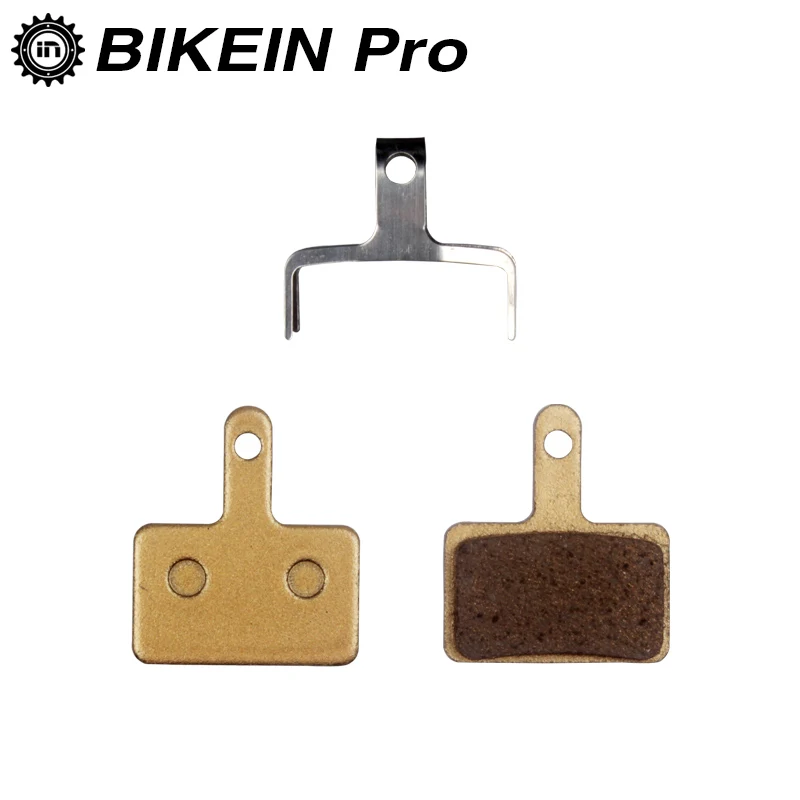 BIKEIN 4 Pairs Bicycle Metallic Disc Brake Pads For Shimano M375 M395 