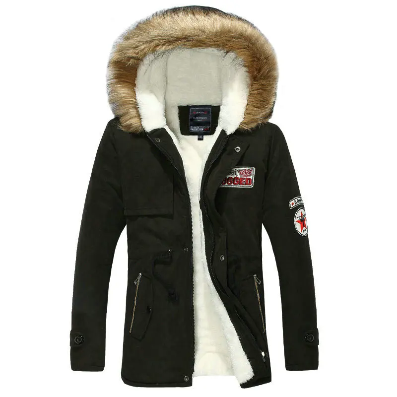 2018 Hot Selling Autumn Winter Long Parka Men Casual font b Slim b font Fit Hood