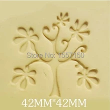 Дерево Узор мини "сделай сам" для мыла штамп chaprter печать 4,2*4,2 см ZZ017