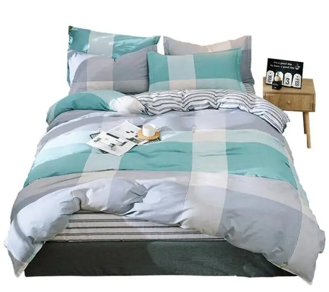 Home Textile Combed Cotton Four-piece Bed Sheet Quilt Cover | Дом и сад