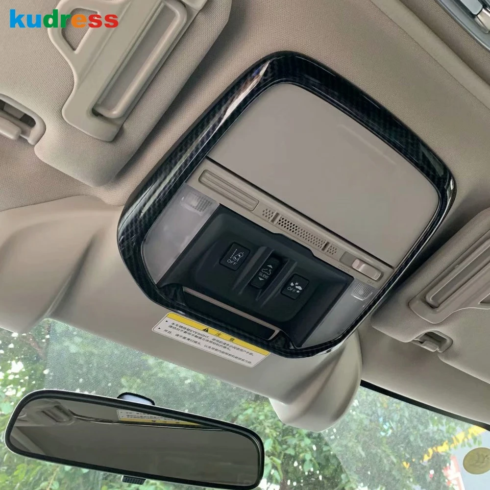 

For Subaru Forester SK 2019 2020 ABS Carbon Fiber Car Inner Roof Reading Lights Cover Reading Lamp Trim Sticker