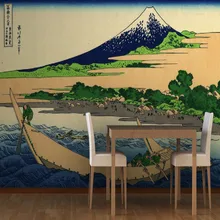 Фреска Shore Bay by Hokusai Настенные обои для стен задний план большая гостиная спальня обои 3d