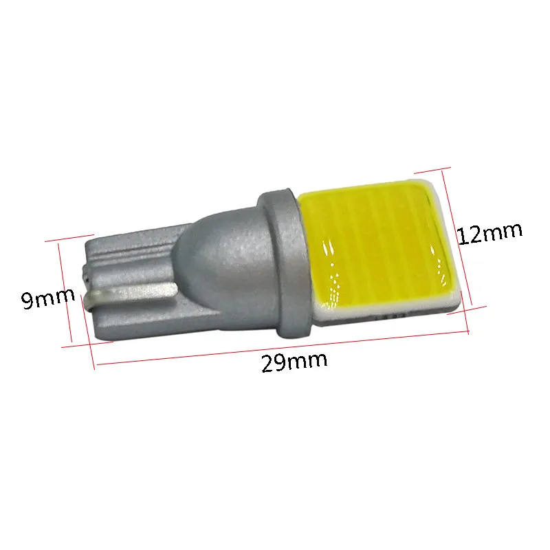 Новые 100X T10 12 SMD W5W светодиодный интерьер свет Cob габаритные лампы 12 В 194 501 лампы Клин Парковка купол свет авто Стайлинг