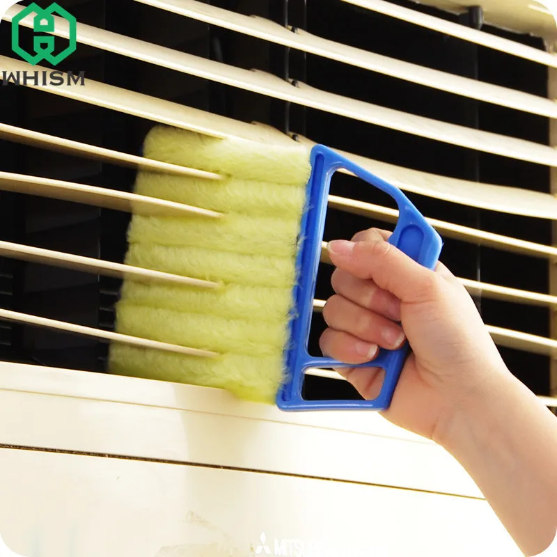 WHISM Plastic Shutters Cleaning Tools Washable Home Cleaning Brush Slit Brush Air Conditioning