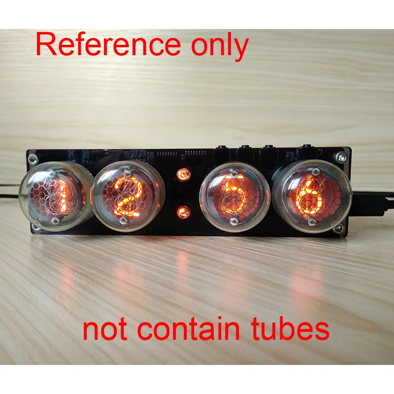 Цифровые настольные часы Nixie Tube 5 в постоянного тока USB винтажном стиле ретро