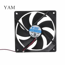 120x120x25mm DC 12V 0.15A Dual Core 4 Pin 9-лезвие для корпуса компьютера Вентилятор охлаждения 12025