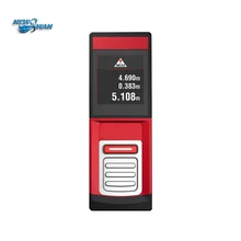 Профессиональный Высокочувствительный D5T Красный портативный лазерный дальномер с сенсорным экраном лазерный измеритель расстояния 20 м измерительный прибор