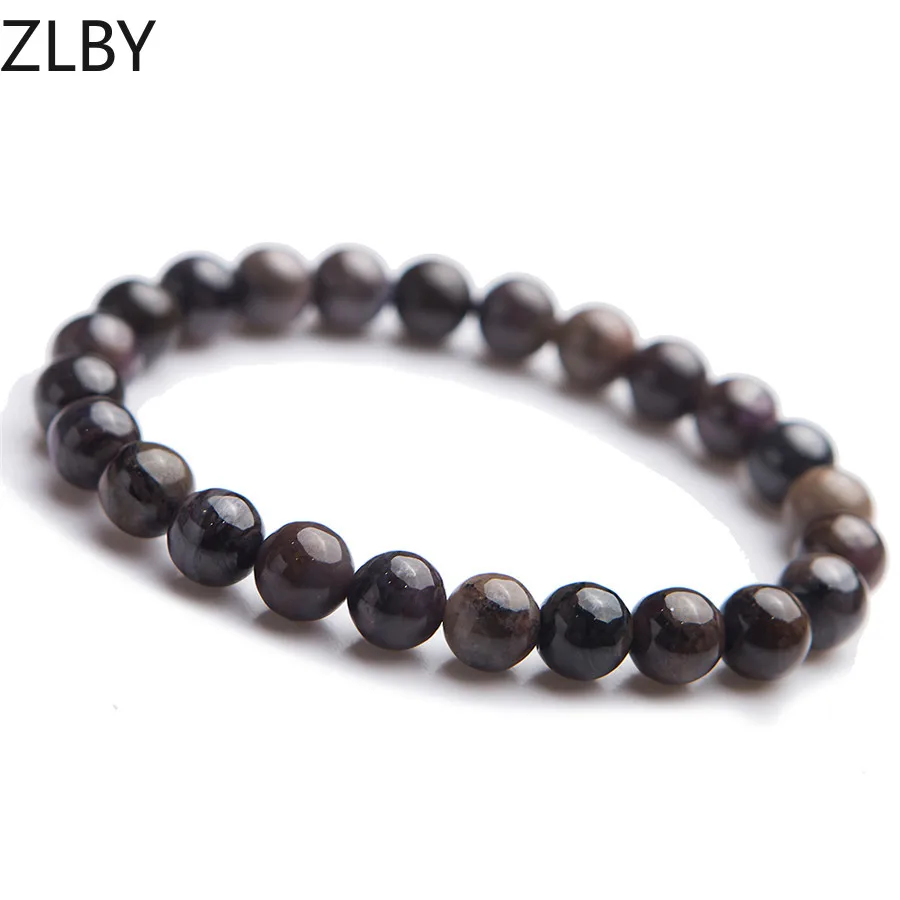 

8mm Genuine Natural Sugilite Gems Stone Crystal Round Bead Stretch Bracelets For Women Lady