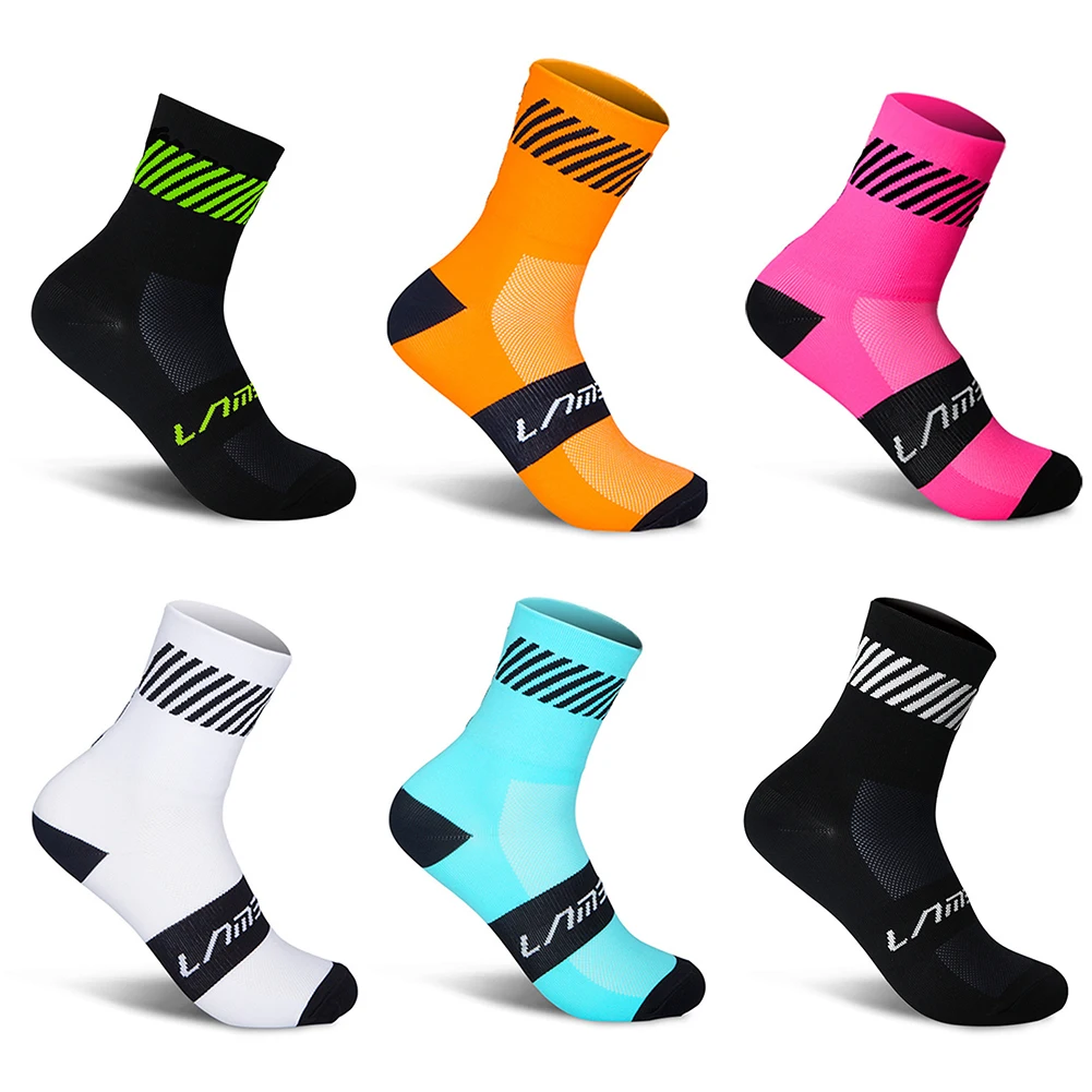

Unisex Professional Sport Socks Breathable Road Bicycle Socks Outdoor Sport Racing Wicking Mountain Bike Cycling Socks
