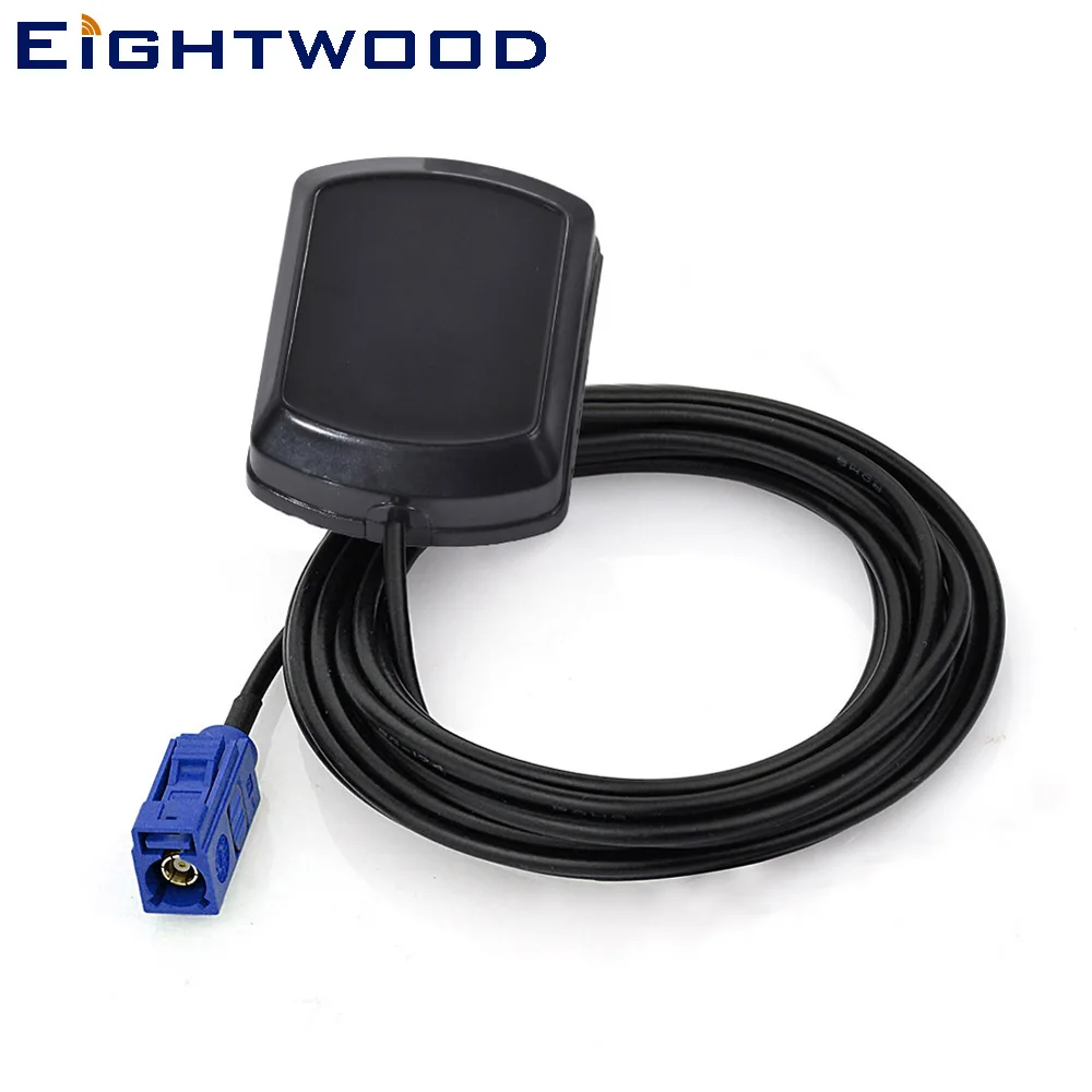 

Eightwood Car GPS Active Antenna for Car GPS Receivers/Systems with Fakra "C" Connector Customizable for Audi BNW