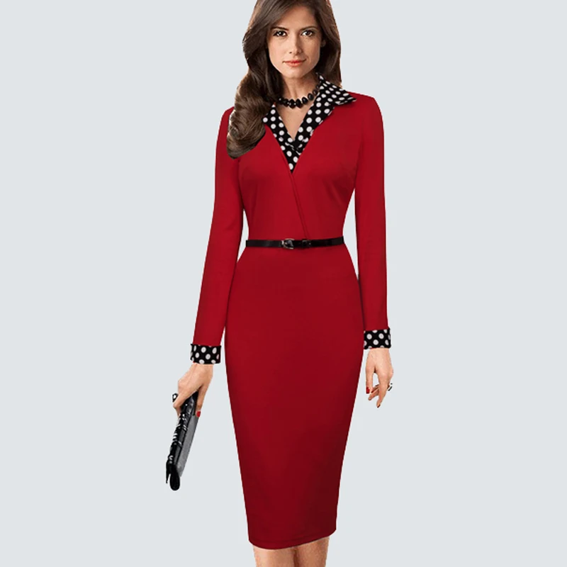 belted bodycon dress