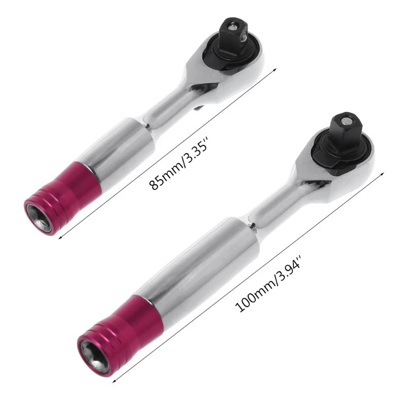 Jyving Quick Mini Ratchet Wrench 72 Tooth 1/4Torque Rachet Wrench Spanner Single-Ended Wrench Bits for Vehicle Bicycle Bike Repair Jyving Quick Mini Ratchet Wrench 72 Tooth 1/4Torque Rachet Wrench Spanner Single-Ended Wrench Bits for Vehicle Bicycle Bike Repair