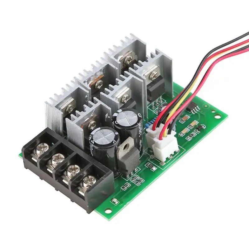 DC 9V-55V 9/12/24/36/48/55V 40A Motor Speed Controller Electric PWM Speed Control Regulator With Reversible Switch dc motor speed controller motor speed controller electric motor speed controller