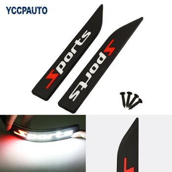 

Car Styling Flexible Waterproof COB DRL Daytime Running Light Double Color 4300K 6000K Car Fog Driving Turn Signal Lamp 240x35mm