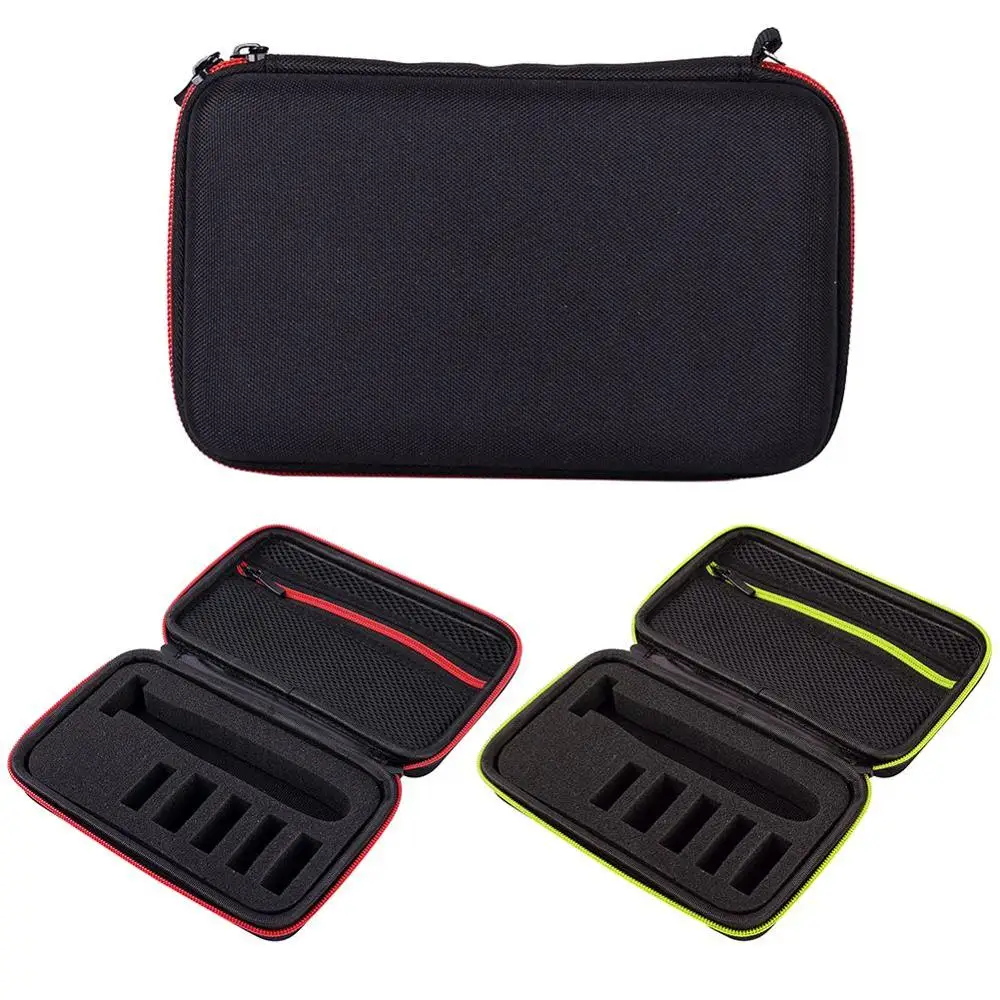

For Philips One Blade Shaver storage box protective case carrying case EVA storage bag utility double zipper razor storage bag