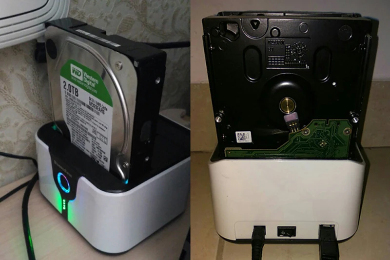 3pcslot 2 Bay Hdd ssd Docking Station SATA 4TB HDD Duplicator USB 3 (6)