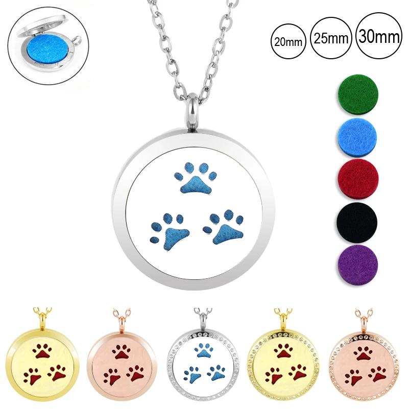 

Carvort diffuser necklace for kids girls women 316L stainless steel magnetic locket aromatherapy perfume necklace for friend