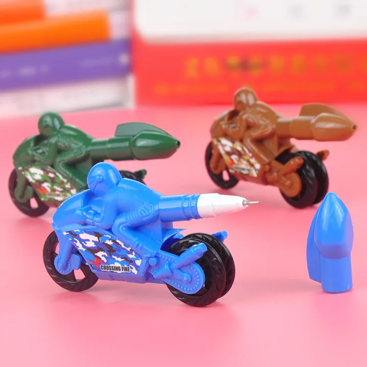 

Coloffice creative realistic motorcycle styling Gel pen 0.5mm black pen for boys and girls gifts kawaii pen school supplies 1pc