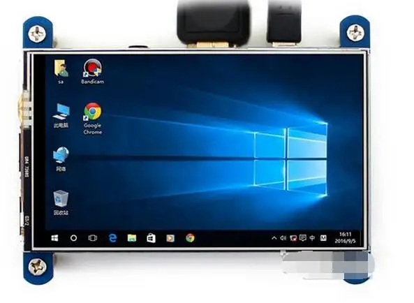4 0 'Ɗ дюйма Raspberry Pi 3 дисплей резистивный сенсорный экран HDMI 800*480 HD 0&quot монитор TFT