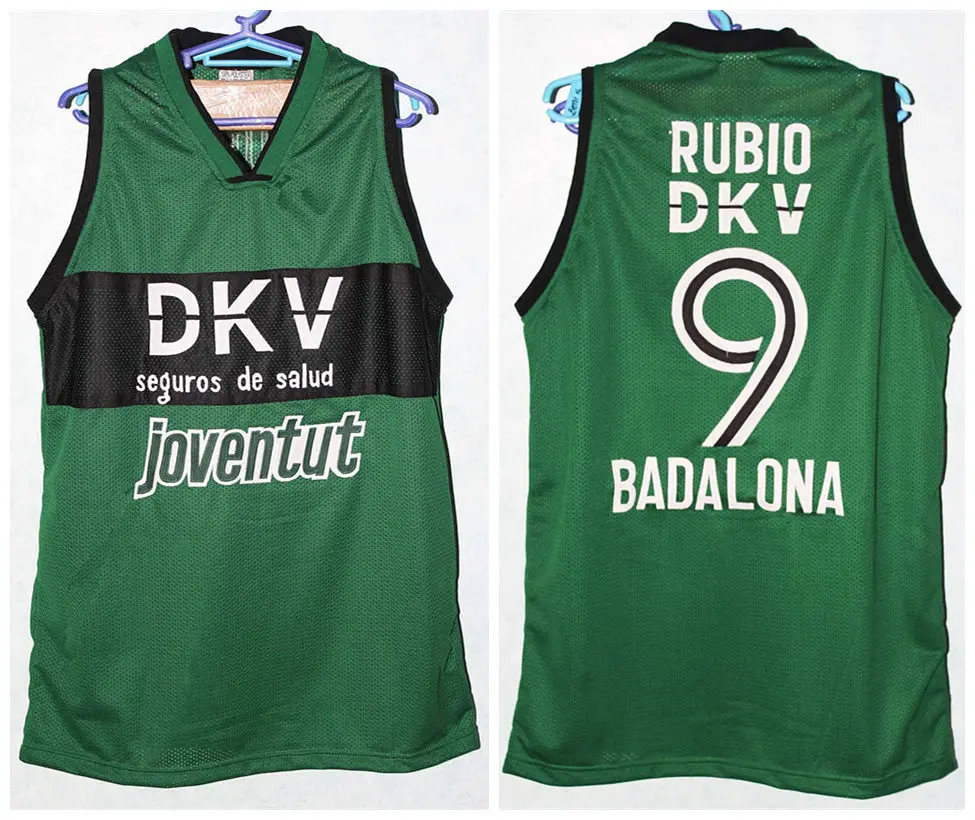 Ricky Rubio Spain Espana Badalona Retro Basketball Jersey Mens Stitched Any Number Name Jerseys _ - AliExpress Mobile
