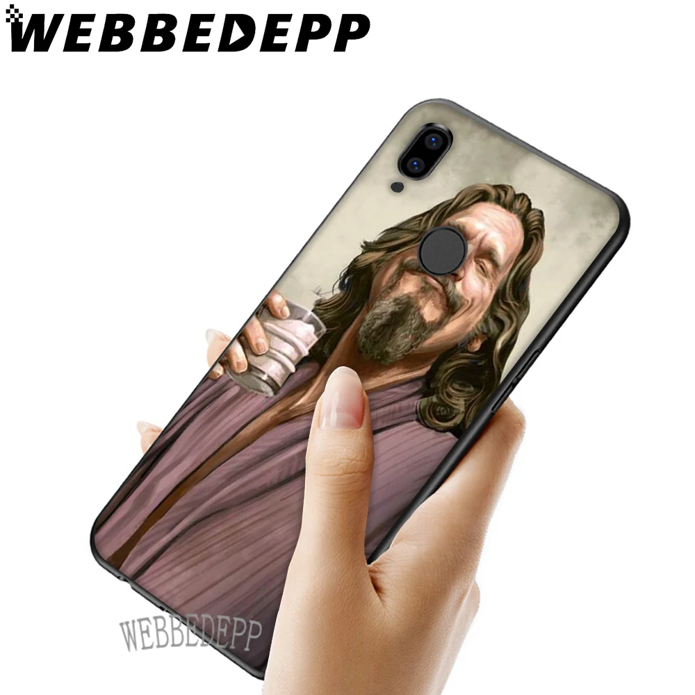 WEBBEDEPP большой Lebowski Мягкий ТПУ чехол для Huawei Y6 Y7 Prime Y9 Mate 10 20 Lite Pro Nova 2i 3i 4|Бамперы| |