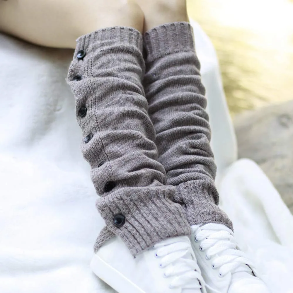 2017 New Adult Leg Warmers Women Fahsion Stretch Boot Leg Cuffs Boot