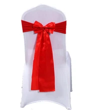 25 шт./лот ленты для свадебных стульев чехол для галстука-бабочки лента для украшения свадебных вечеринок банкетов чехлы для стульев Чехлы для отелей