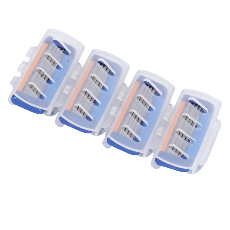 جوليتا المهنية الحلاقة 4 طبقات شفرات حلاقة كاسيت الوجه الرعاية الرجال الحلاقة متوافق كاسيت الوجه