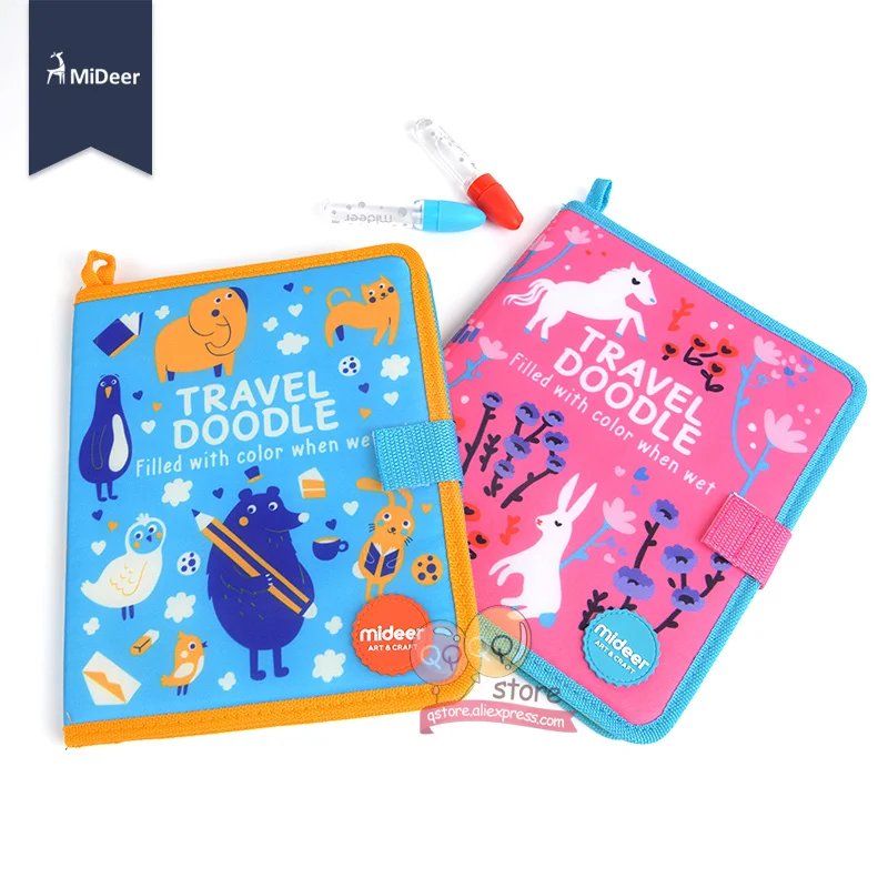 MiDeer Kids Drawing Pad Portable Art Craft Reusable Travel Doodle Coloring Board Toddlers Learning Educational Toys for Children