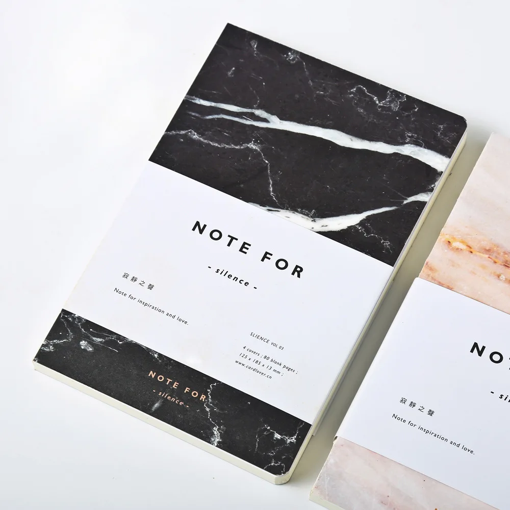 

cute white black marble vintage travels notebooks and journals a5 with lines Exercise book school supplies writing pad planner