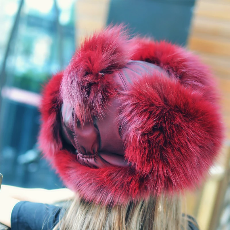 Русские детские шапки для девочек, теплые зимние меховые шапки с натуральным мехом Зорро, Детские однотонные кепки, теплые детские шапки с ушками