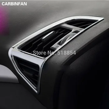 

FIT FOR 2013 2014 2015 FORD ESCAPE KUGA CHROME SIDE AIR VENT TRIM COVER MOLDING FRAME SURROUND ACCESSORIES 2PCS/SET