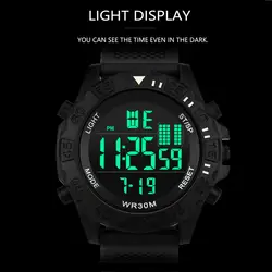 Saatleri Роскошные для мужчин аналоговый цифровой Военная Униформа армия светодио дный LED водостойкие наручные часы для мужчин s часы лучший
