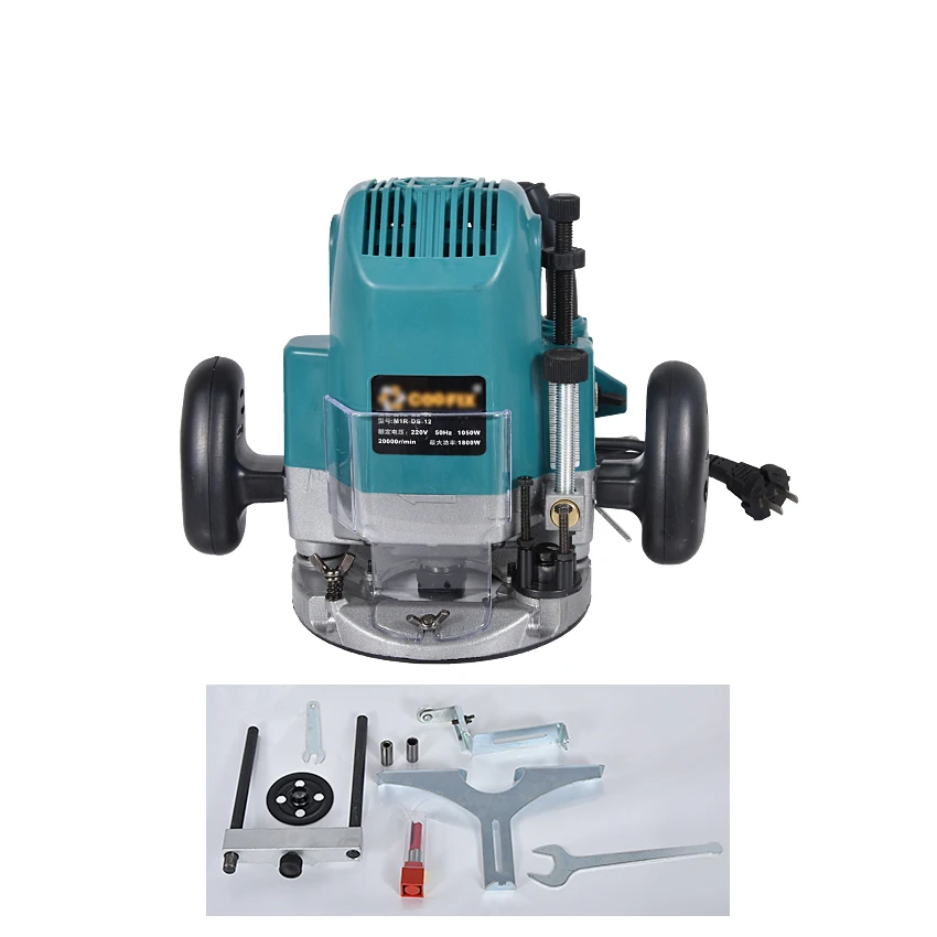 

M1P-DS-12 Bakelite Milling Trimmer Woodworking Slotting Machine Multi-function Trimmer Wood Milling Machine 220v 1800W 20000rpm