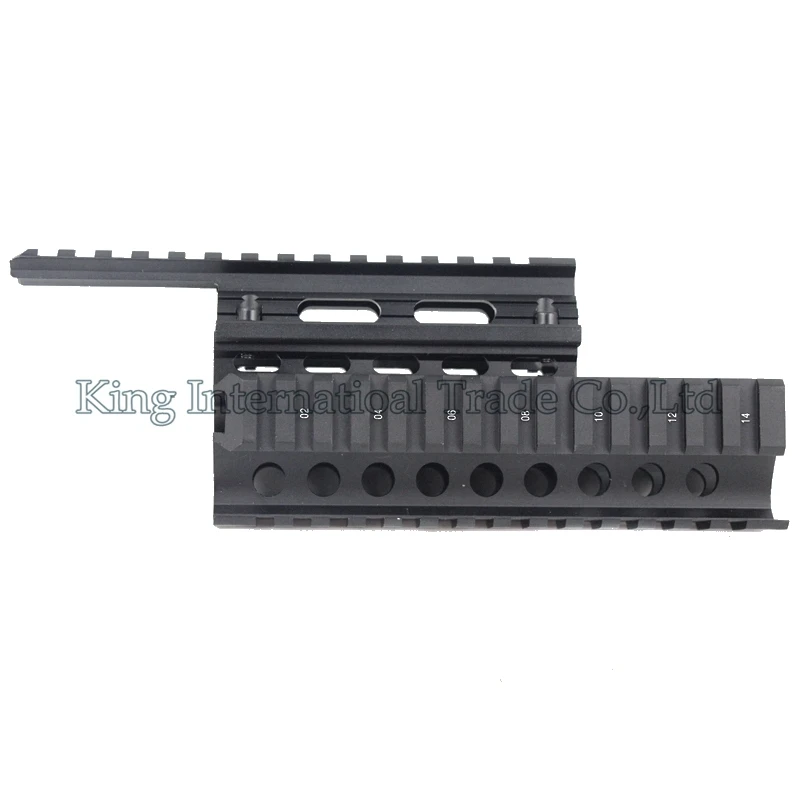 Аксессуары для охотничьей винтовки Airsoft Tactical AK 74U Airsoft Quad Ris Rail Scope Mount Handguard Rail 12 шт. Picatinny Cover