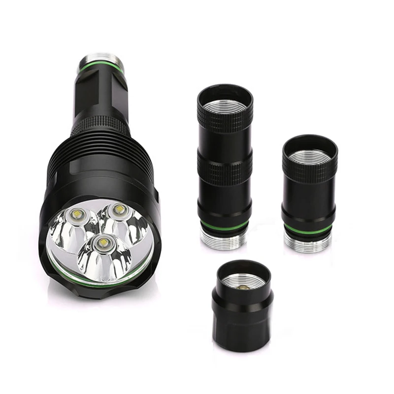 8000 люменов мощный фонарик съемный светодиодный 6x CREE XML T6 3x18650 перезаряжаемый