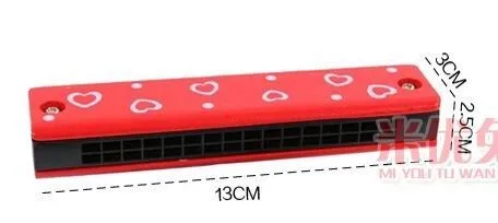 16 отверстий детская деревянная гармоника музыкальный инструмент игрушки/для малышей и детей постарше в начале изучение и образование игрушки