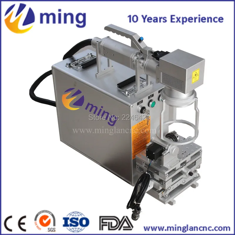 

Minglan Brand Fiber 10W Mini Laser Marking Machine with CE FDA