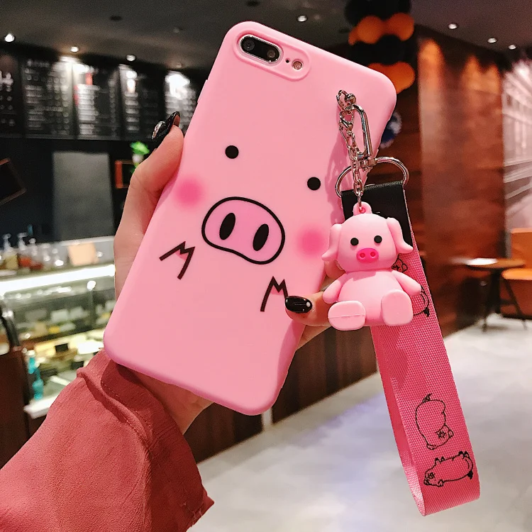 Чехол для iPhone Xs Max с подставкой держателем из мягкого ТПУ 5 5s SE 6 6s 6splus 7 8 8Plus