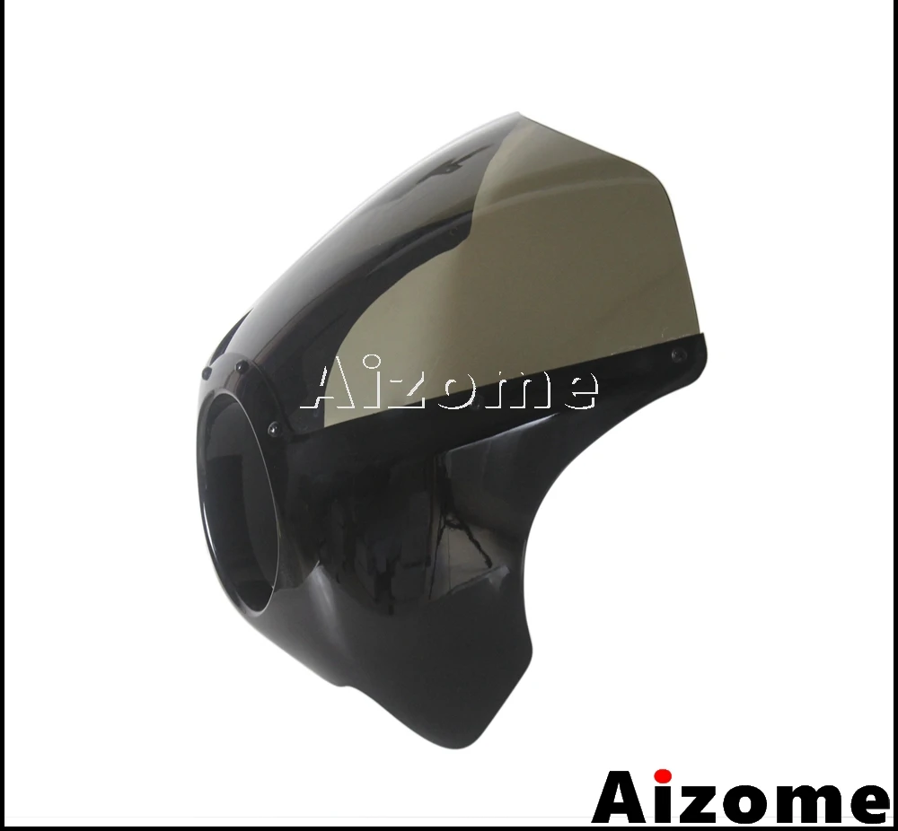 Универсальный обтекатель фар мотоцикла 5,7" маска на лобовое стекло для Harley Sportster Custom Glide Dyna Road King