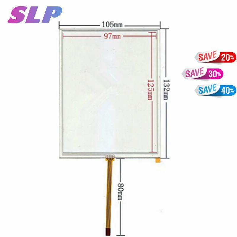 

Skylarpu New 5.7 inch 105mm*132mm touch panel digitizer For Industrial touch screen car navigation touch screen