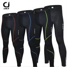 CHEJI, гелевые мягкие длинные штаны для велоспорта, весна-осень, Ropa Ciclismo, велосипедные брюки для бега, фитнеса, компрессионные колготки для мужчин
