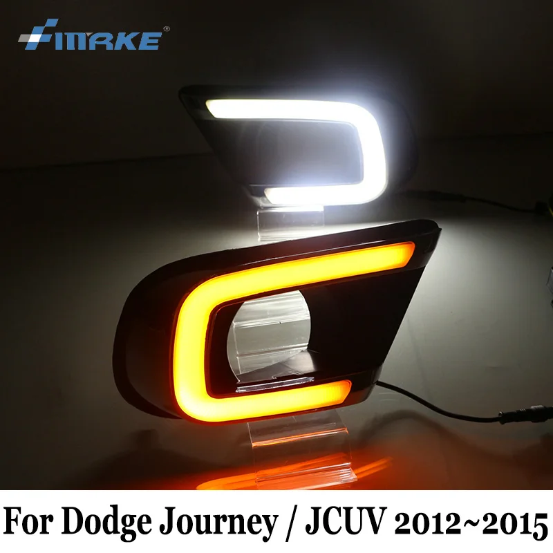 

SMRKE DRL For Dodge Journey / JCUV 2012~2015 / Car Daytime Running Lights With Cornering Signal Lamp / Two-colour Safe Driving