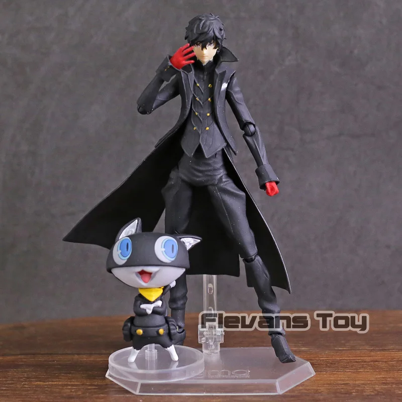 

Persona 5 Figma 363 Shujinkou and Morgana Joker Ver. PVC Action Figure Collectible Model Toy