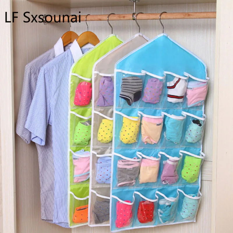 LF Sxsounai 16 شبكة تخزين أكياس الفضاء التوقف المنظم بسيط الأزياء خزانة تخزين الملابس الداخلية جورب تخزين حقيبة المنزل الأطفال LF Sxsounai 16 شبكة تخزين أكياس الفضاء التوقف المنظم بسيط الأزياء خزانة تخزين الملابس الداخلية جورب تخزين حقيبة المنزل الأطفال