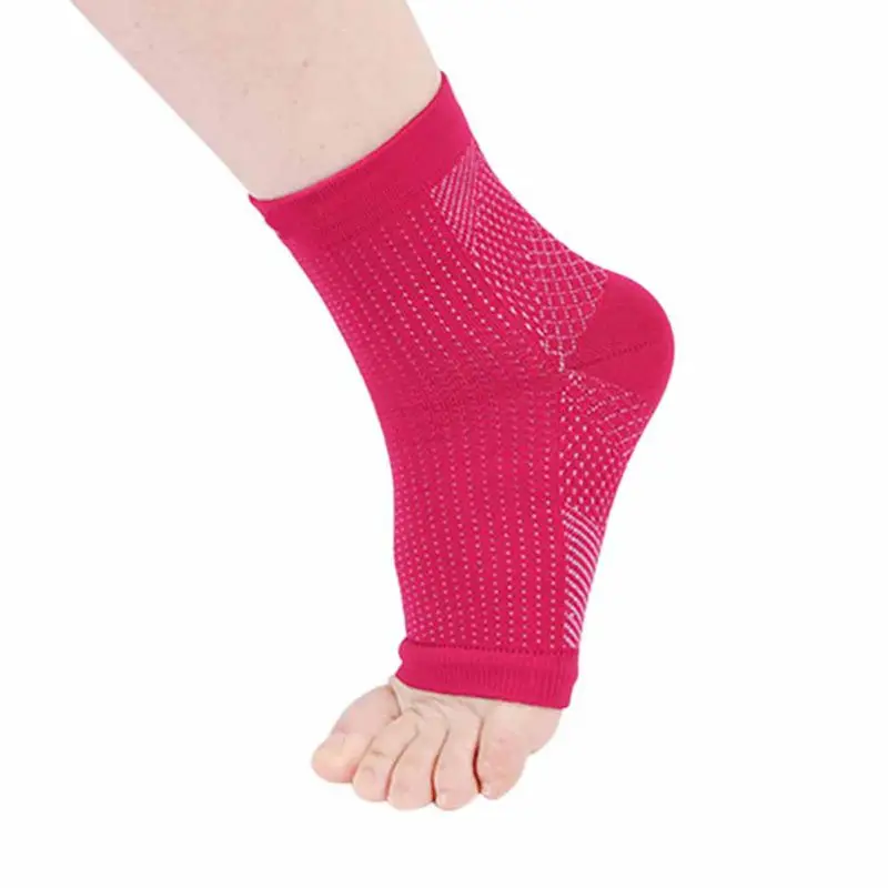 Для мужчин Для женщин Голеностопные бандажи Бег Велоспорт Баскетбол Спорт ног Ангел Анти-усталость сжатия ноги рукав Носки для девочек